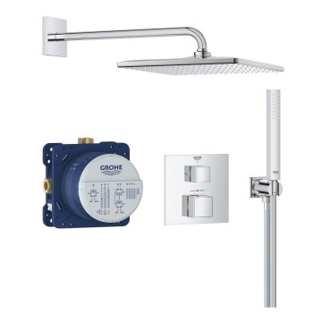 GROHE 34879000 - Podometni tuš sistem PRECISION CUBE 310 × 310 mm kromiran