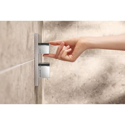 GROHE 34879000 - Podometni tuš sistem PRECISION CUBE 310 × 310 mm kromiran