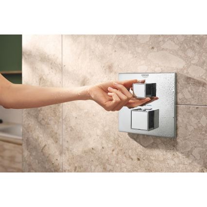 GROHE 34879000 - Podometni tuš sistem PRECISION CUBE 310 × 310 mm kromiran