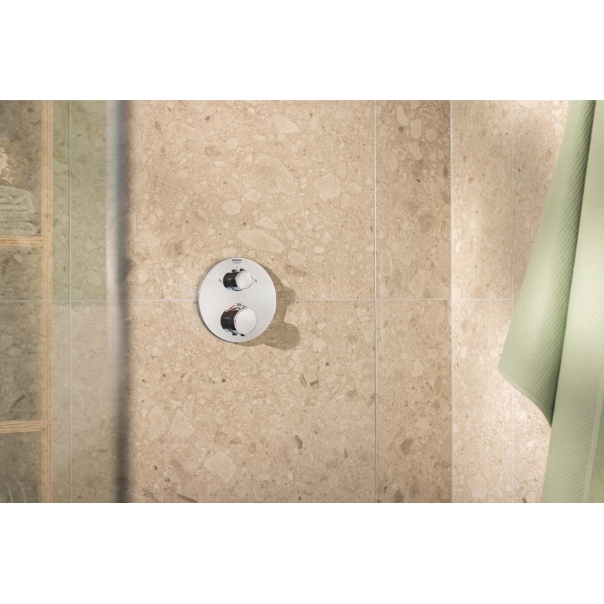 GROHE 34880000 - Tuš komplet z vgradno mešalno baterijo GROHTHERM SMARTCONTROL, sijajni krom