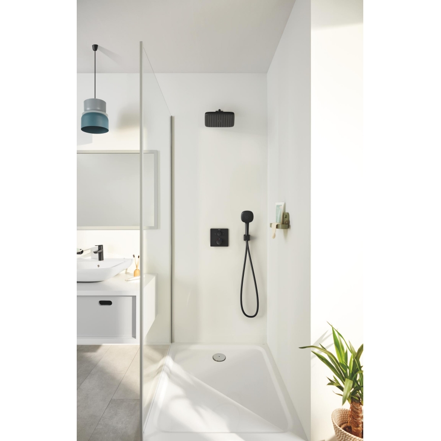 GROHE 348822430 - Komplet prhe PRECISION 250 × 250 mm črna