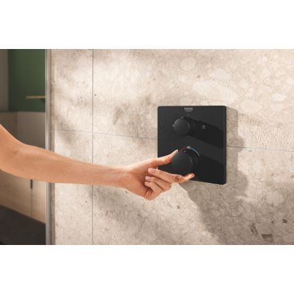 GROHE 348822430 - Komplet prhe PRECISION 250 × 250 mm črna