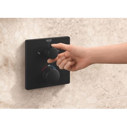 GROHE 348822430 - Komplet prhe PRECISION 250 × 250 mm črna