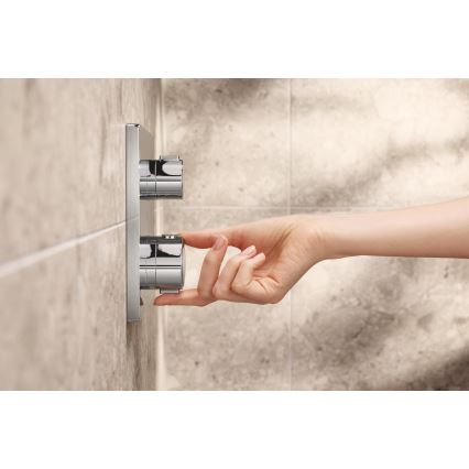 GROHE 348822430 - Komplet prhe PRECISION 250 × 250 mm črna