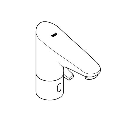 GROHE 36207001 - Elektronska pipa za umivalnik EUROPLUS E DN 15, krom visokega sijaja
