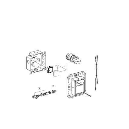 GROHE 36264001 - Podometni vgradni komplet ESSENSE E, sijajni krom