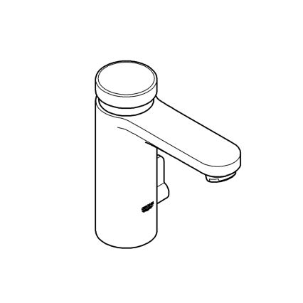 GROHE 36317000 - Samozapiralna pipa za umivalnik EUROSMART COSMOPOLITAN T krom