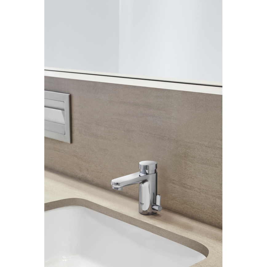 GROHE 36317000 - Samozapiralna umivalniška baterija EUROSMART COSMOPOLITAN T, krom