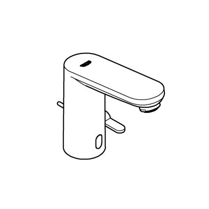 GROHE 36331001 - Umivalniška pipa EUROECO 1 14” v sijajnem kromu