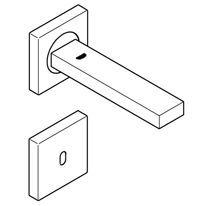 GROHE 36442000 - Infra elektronska armatura EUROCUBE E sijajni krom