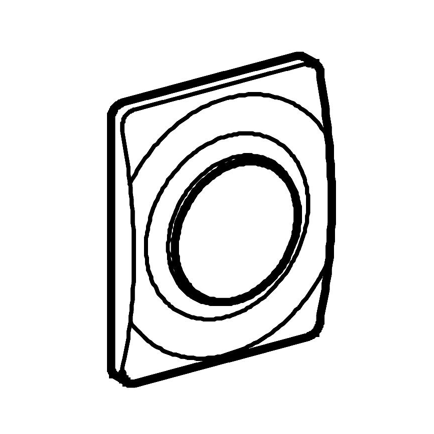 GROHE 37018SH0 - Nadzorna tipka SURF 116 × 144 mm bela