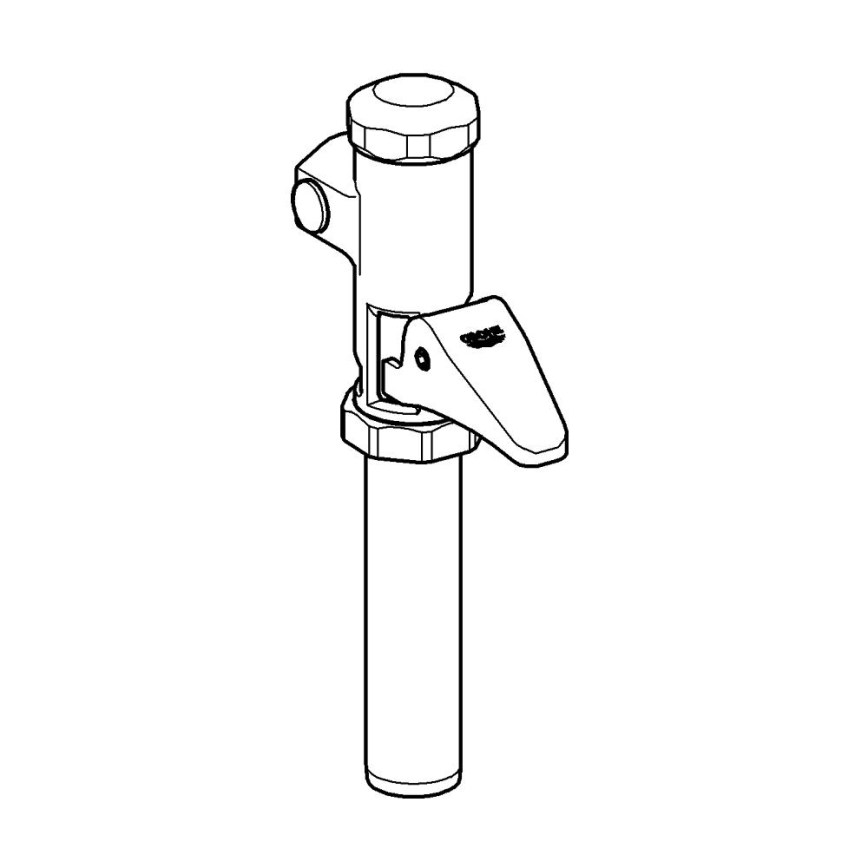 GROHE 37139000 - Samodejni splakovalnik DAL 34” v sijajnem kromu