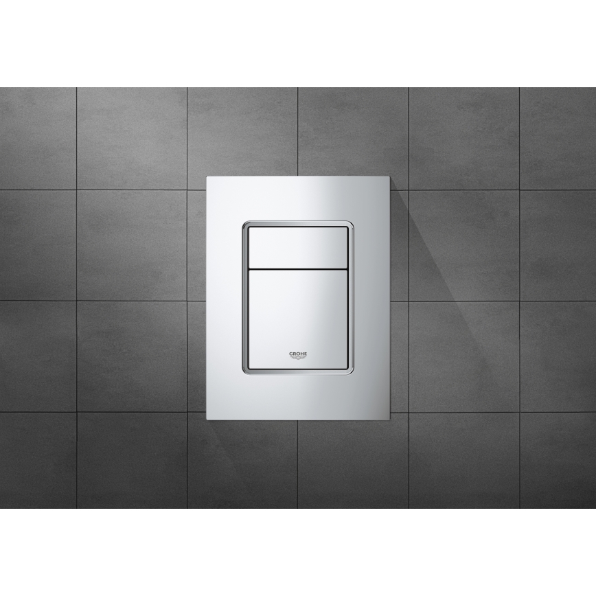 GROHE 37535000 - Tipka za splakovanje SKATE COSMOPOLITAN S 130 × 172 mm krom