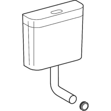 GROHE 37791SH0 - Splakovalna cisterna PS, bela