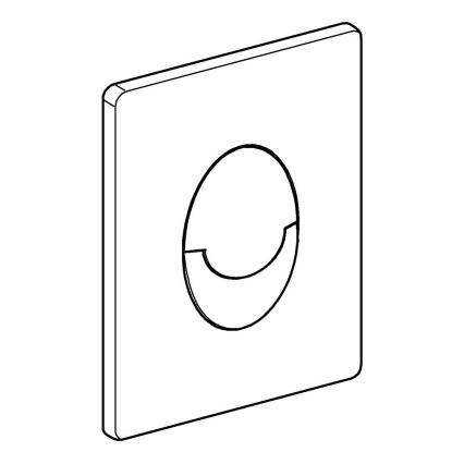 GROHE 38505SH0 - Plošča za splakovanje SKATE AIR 156 × 197 mm bela