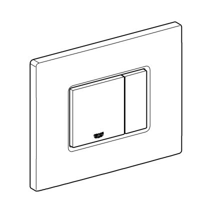 GROHE 38732DL0 - Tipka za splakovanje SKATE COSMOPOLITAN 156 × 197 mm bakrena
