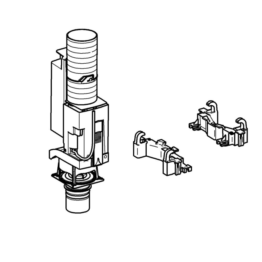 GROHE 38736000 - Komplet za predelavo na dvojno splakovanje GD 2