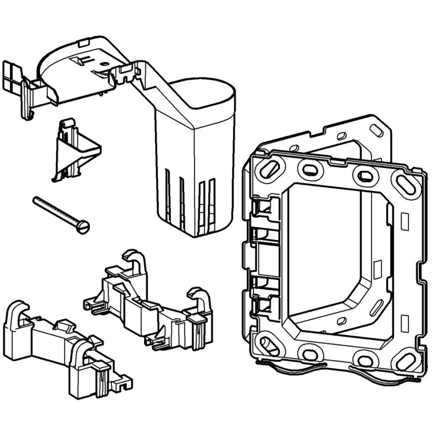 GROHE 38796000 - Obnovitveni komplet FRESH 156 × 197 mm sijajni krom