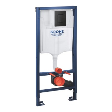 GROHE 38811KF0 - 3 v 1 komplet WC SOLIDO 1,13 m, črna