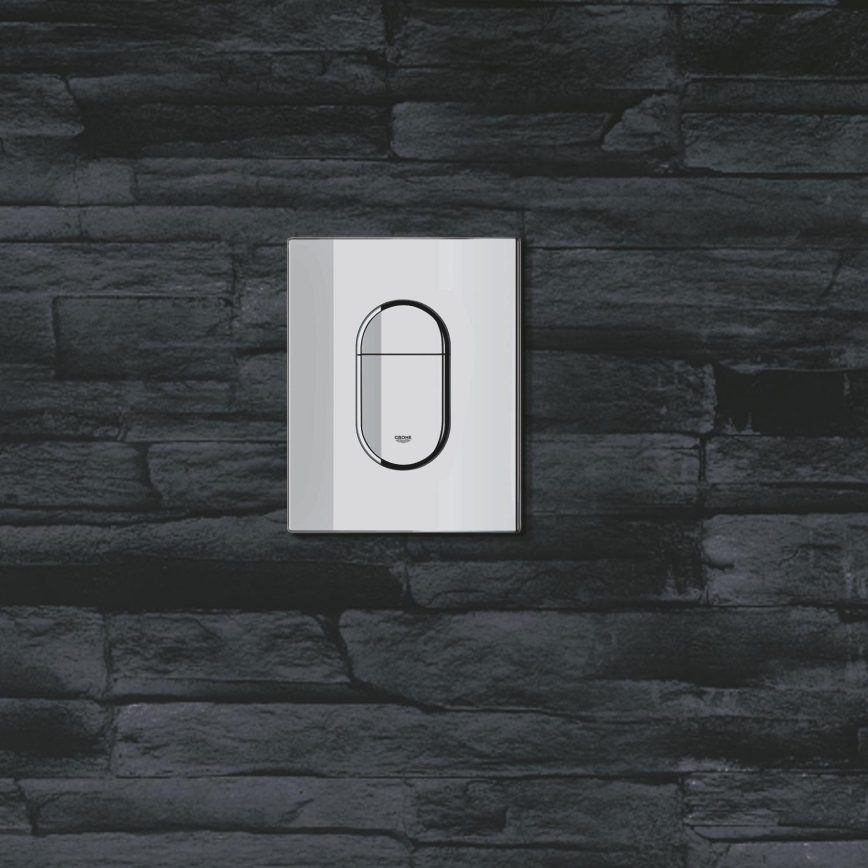 GROHE 38844000 - Splakovalna tipka ARENA COSMOPOLITAN 156 × 197 mm krom