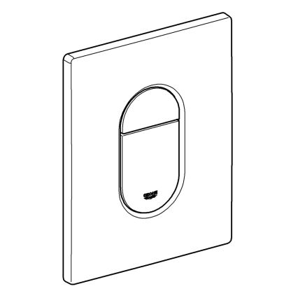 GROHE 38844SH0 - Tipka za splakovanje ARENA COSMOPOLITAN 156 × 197 mm bela