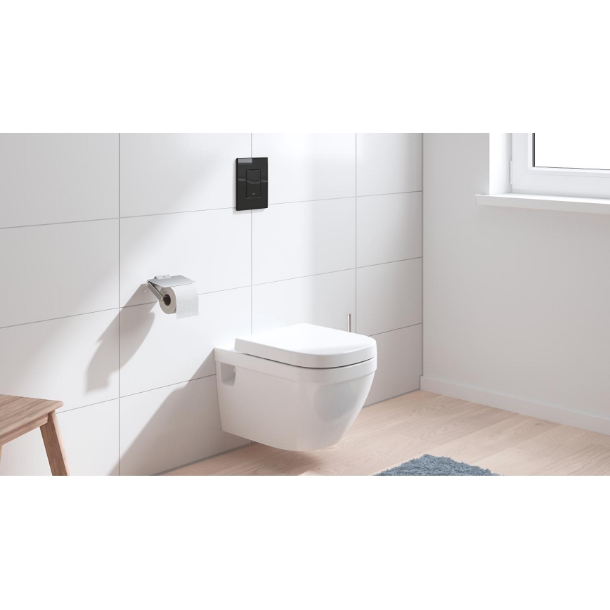 GROHE 38966KV0 - Gumb za splakovanje EVEN, 156 × 197 mm, črna