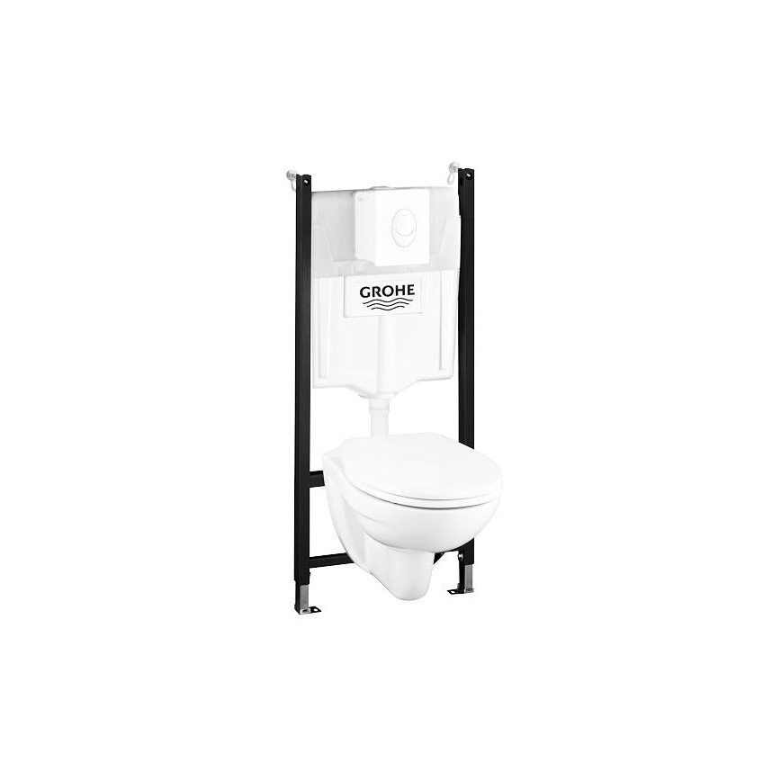 GROHE 39116000 - Komplet 4 v 1 SOLIDO COMPACT 1,13 m duro-bela