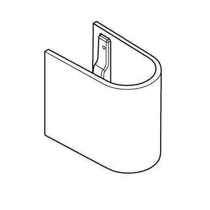 GROHE 39201000 - Polovični steber EURO CERAMIC 210 × 300 × 322 mm keramika/bela