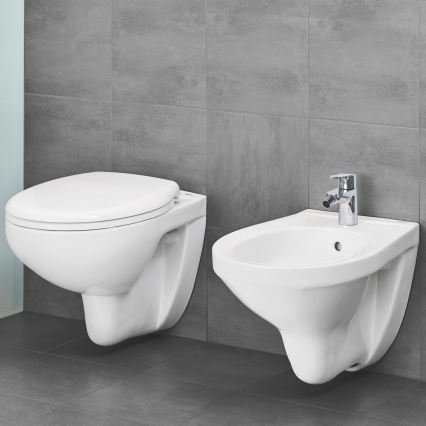 GROHE 39351000 - Viseča WC školjka BAU CERAMIC 53,1 × 36,8 × 36,3 cm keramika/bela