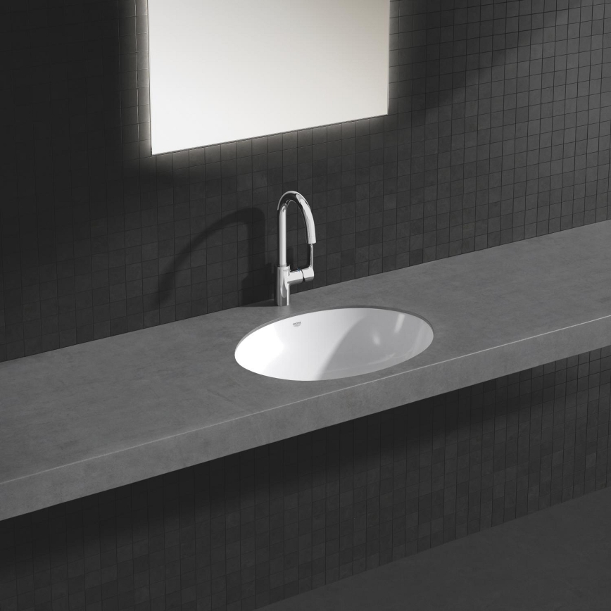 GROHE 39423000 - Vgradni umivalnik BAU CERAMIC 560 × 420 mm, keramika/bela