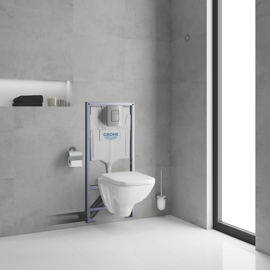 GROHE 39467000 - Komplet za WC SOLIDO 1,13 m keramika/bela