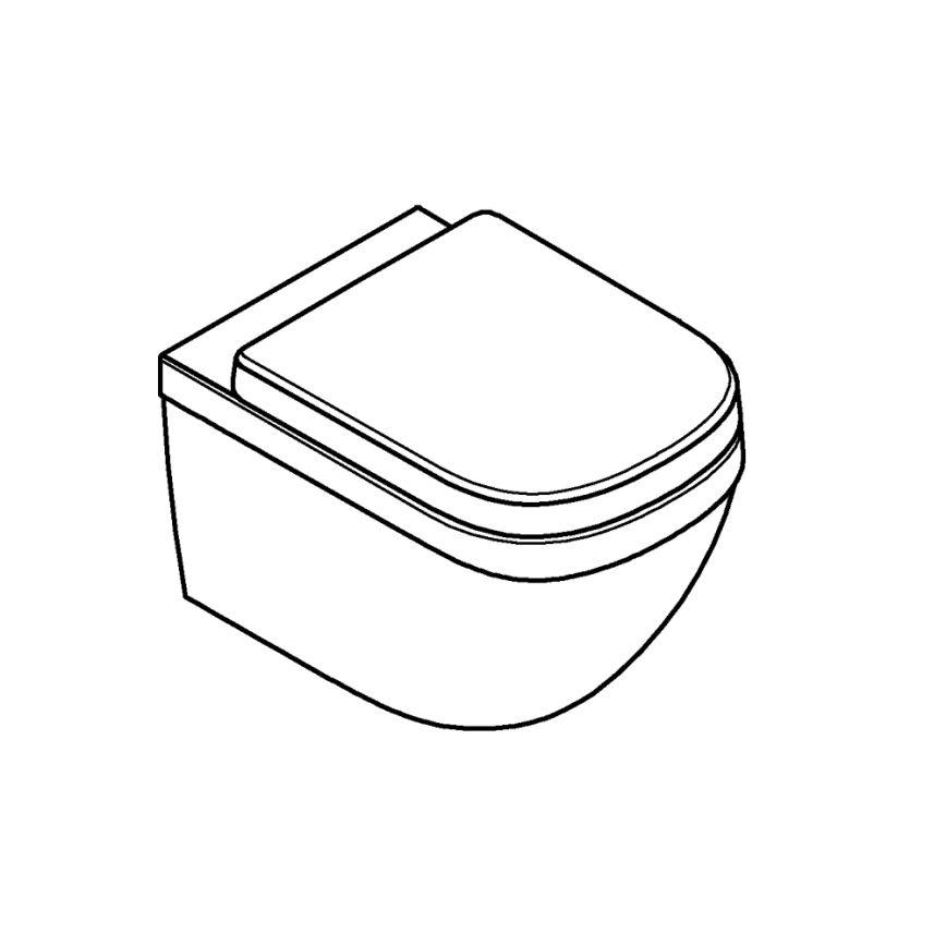 GROHE 39554000 - Viseča WC školjka EURO CERAMIC 540 × 374 mm keramika/bela