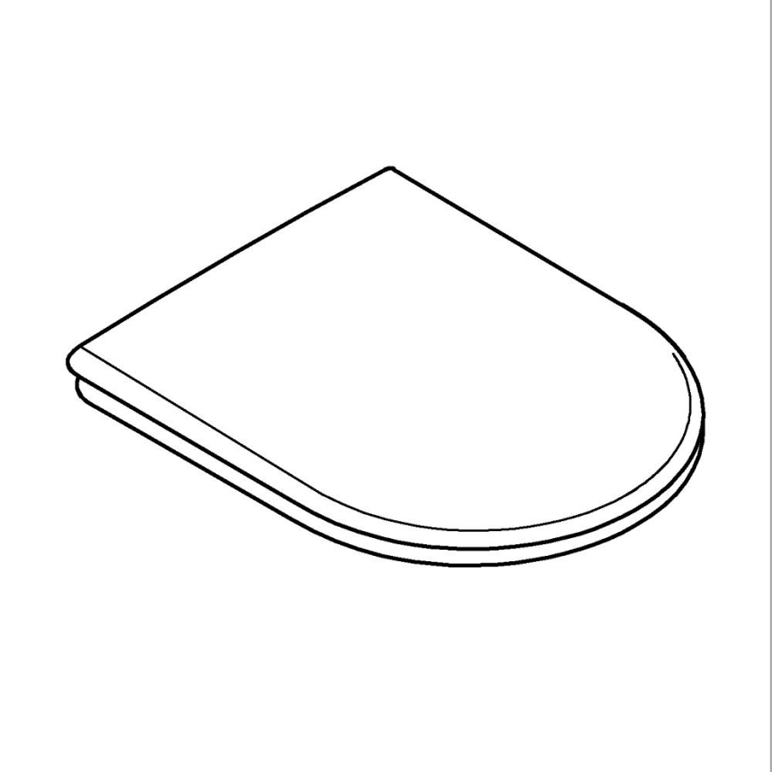 GROHE 39577001 - WC sedež ESSENCE duro-bela