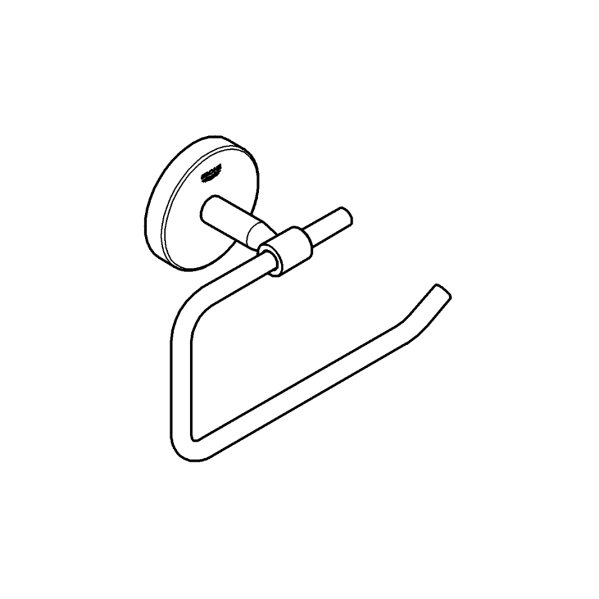 GROHE 40457001 - Nosilec toaletnega papirja BAUCOSMOPOLITAN sijajni krom