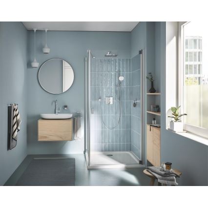GROHE 40510001 - Držalo za brisače ESSENTIALS CUBE 188 mm, krom visokega sijaja