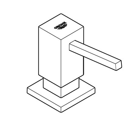 GROHE 40535DL0 - Dozator tekočega mila COSMOPOLITAN 500 ml bronast