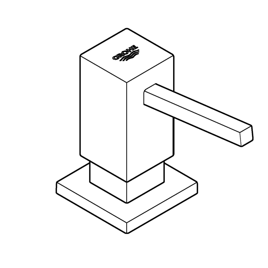 GROHE 40535DL0 - Dozator tekočega mila COSMOPOLITAN 500 ml bronast