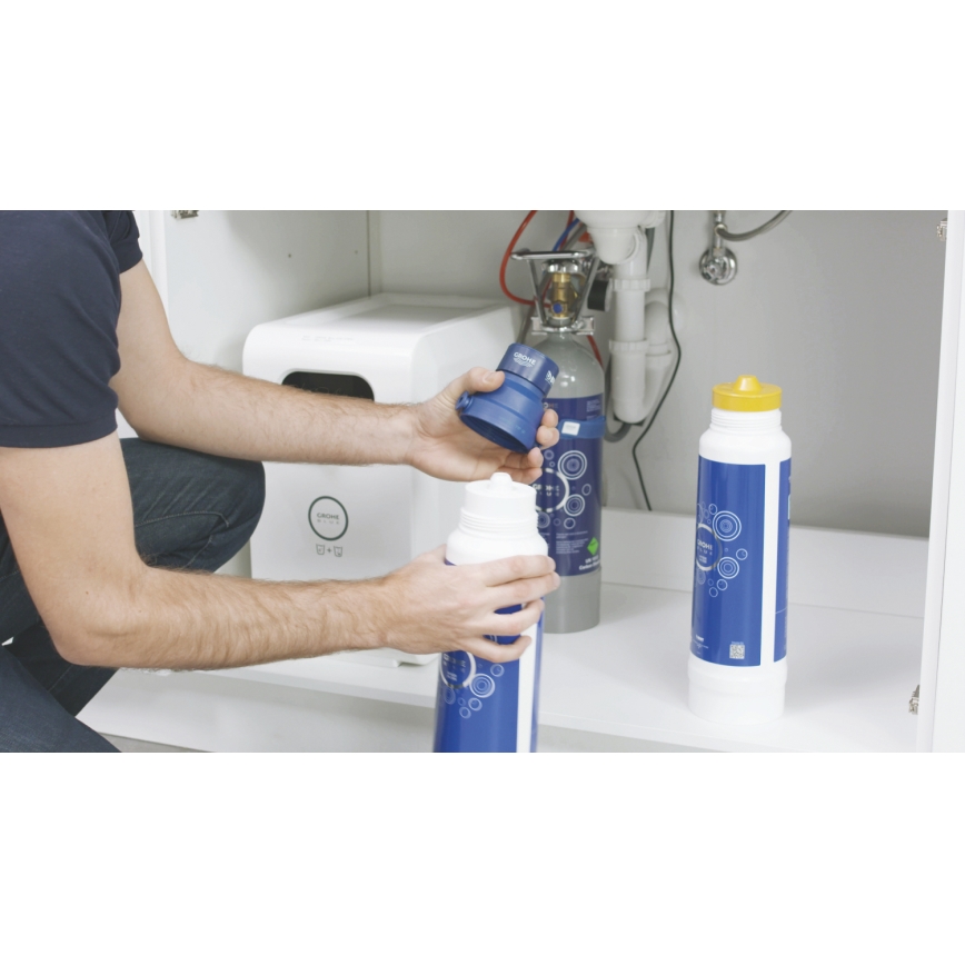 GROHE 40547001 - Nadomestni filter GROHE BLUE v beli barvi