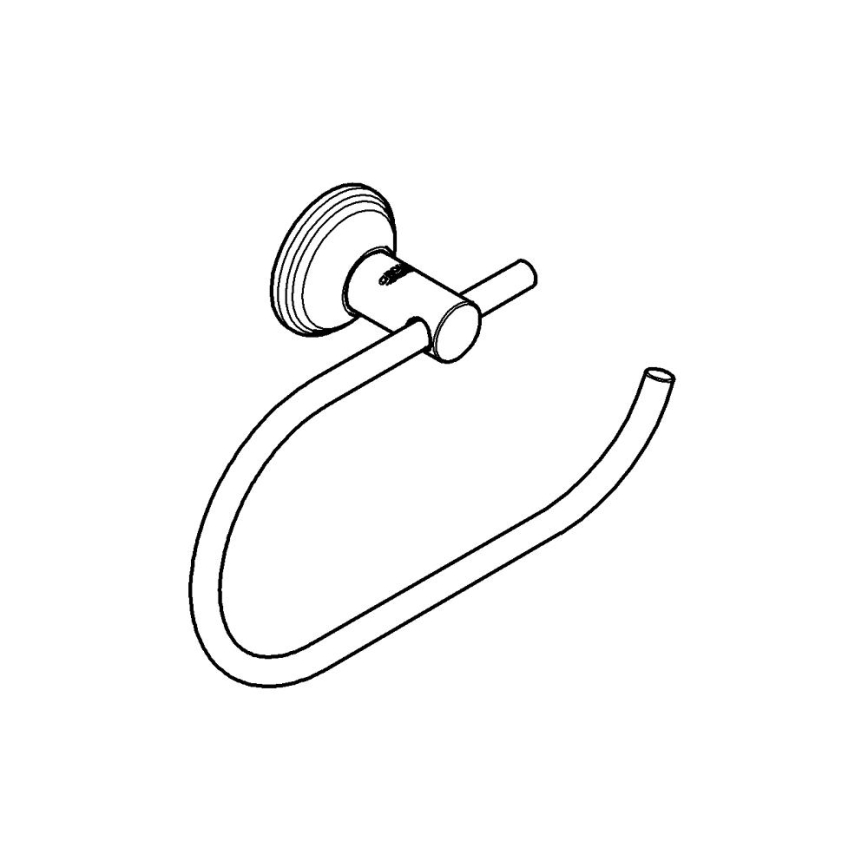 GROHE 40657001 - Držalo za toaletni papir ESSENTIALS AUTHENTIC, sijajni krom