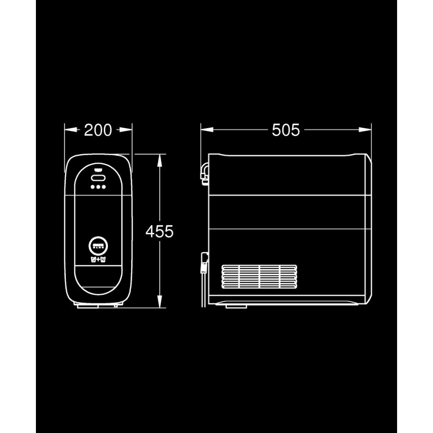 GROHE 40711001 - Hladilna enota BLUE HOME bela