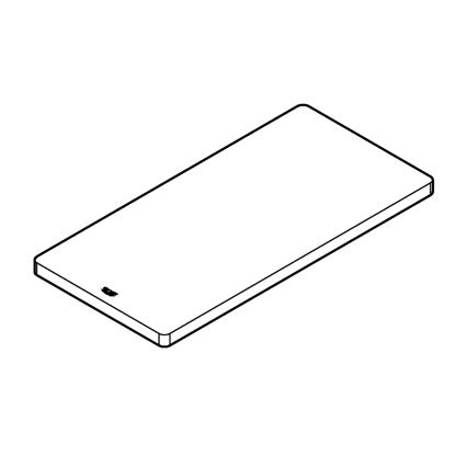 GROHE 40751HV0 - Lesena deska za rezanje 490 × 240 × 19 mm