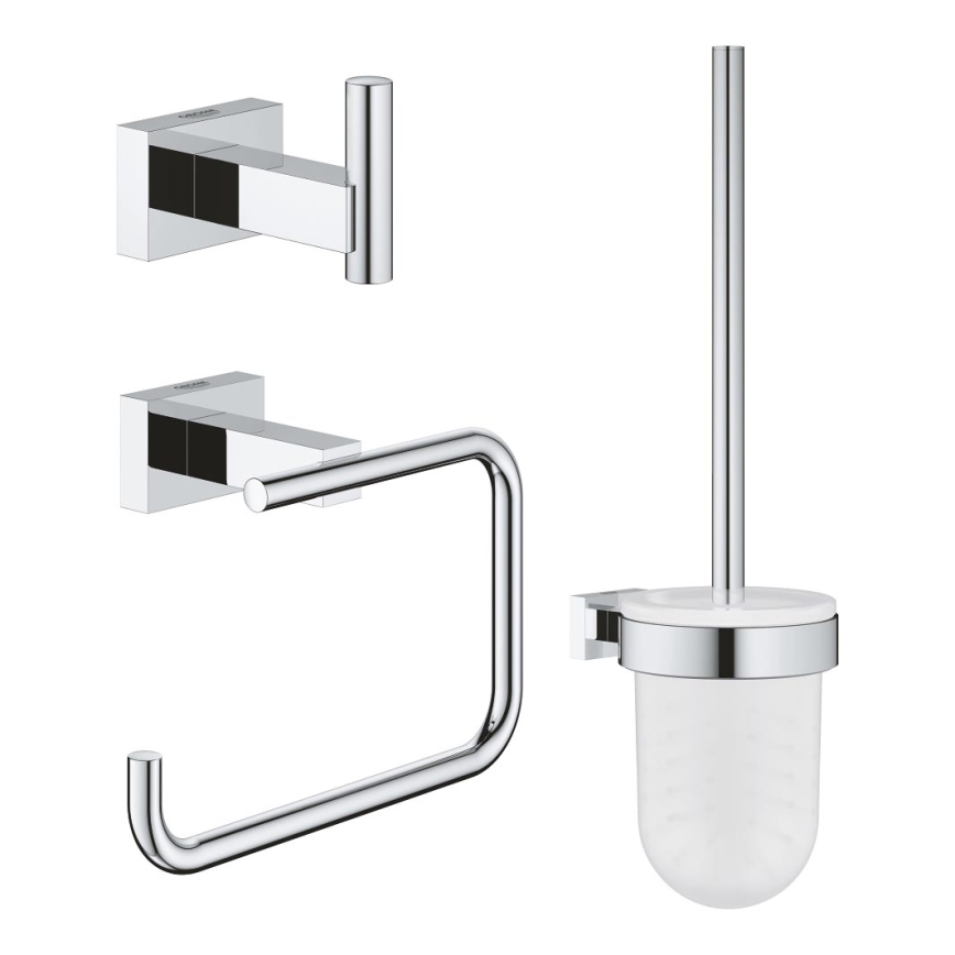 GROHE 40757001 - Komplet dodatkov ESSENTIALS CUBE, sijajni krom