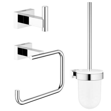 GROHE 40757001 - Komplet dodatkov ESSENTIALS CUBE, sijajni krom
