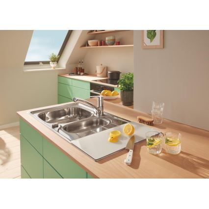 GROHE 40787L00 - Prozorna steklena polica 490 × 240 × 19 mm