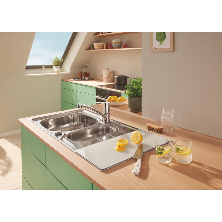 GROHE 40787L00 - Prozorna steklena polica 490 × 240 × 19 mm