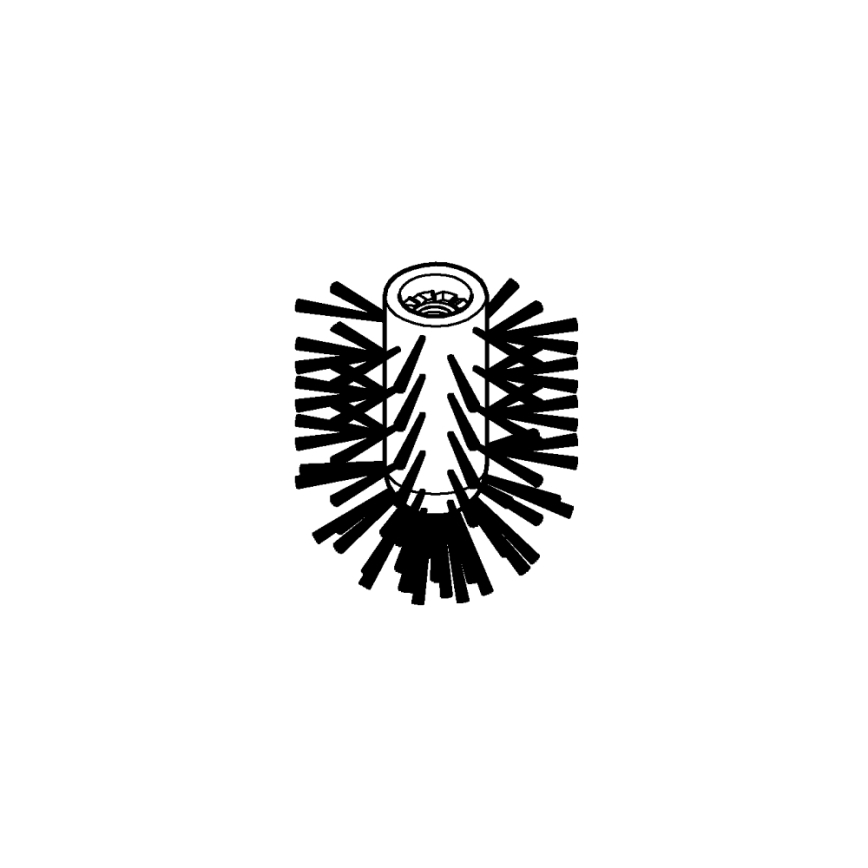 GROHE 40791001 - Nadomestna ščetka ESSENTIALS bela