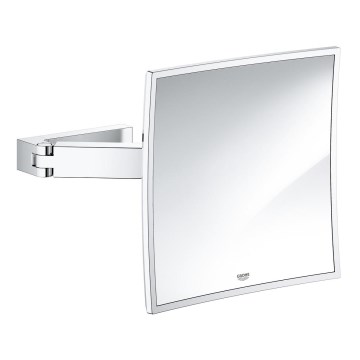 GROHE 40808000 - Kozmetično ogledalo SELECTION CUBE 22,3 × 22,3 cm poliran krom