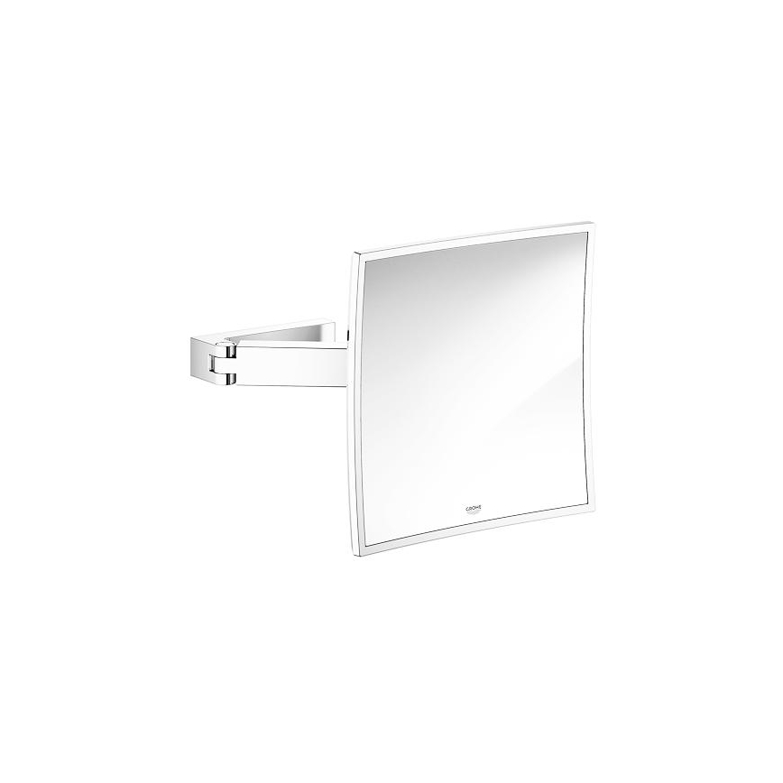 GROHE 40808000 - Kozmetično ogledalo SELECTION CUBE 22,3 × 22,3 cm poliran krom