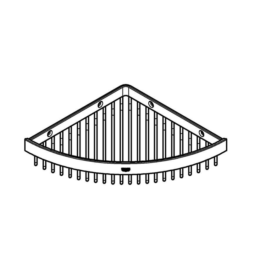 GROHE 40809000 - Žično držalo za milo SELECTION CUBE 20 × 20 cm sijajni krom