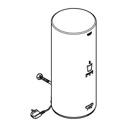 GROHE 40831001 - Rezervoar RED 7 l iz nerjavečega jekla